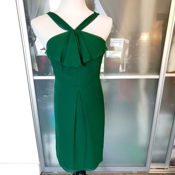 Emerald Silk Vera Wang EUC - Picture 1 of 7